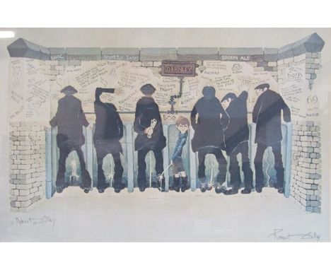 'Westoe Netty' print by Robert Olley 1975 with pencil signature - approx. 73cm x 55.5cm