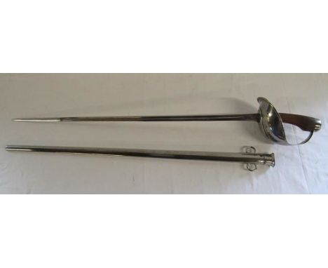 WSC (Wilkinson Sword Company) Cavalry sword - blade marked Wilkinson X6E with full cover guard blade measures approx. 88.5cm 