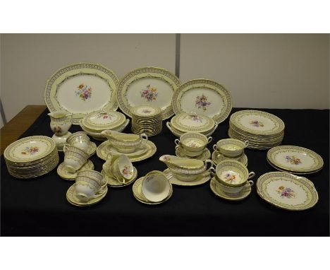 A Royal Doulton dinner/tea service, consisting of 94 pieces. The Goodwood pattern. (94)