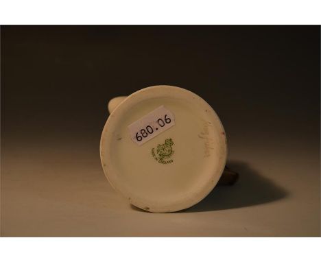 A Royal Worcester jug with a kingfisher, signed by W. Powell. Date code 1934. Height 8cm.