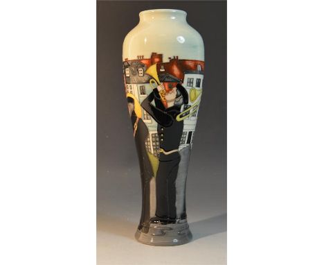 A Moorcroft vase 'Salvation Army.'  Limited Edition 72/75.  Height 27cm. First quality.  