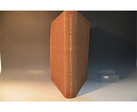 A Martin Brothers book, 'Catalogue of Martinware in the collection of F.J Nettlefold.'  Author: Charles R. Beard. Good condit