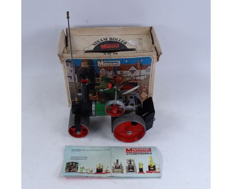 A Mamod SR1a steam roller, length 23cm, boxed 