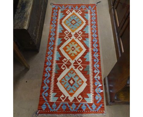 A Choli Kilim runner, 149cm x 62cm 