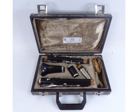A Boosey &amp; Hawkes Emperor clarinet, cased 