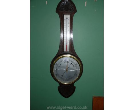 A Barometer/thermometer a/f.