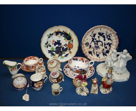 A quantity of china including a Coalport cup, Royal Albert cups and saucers etc.