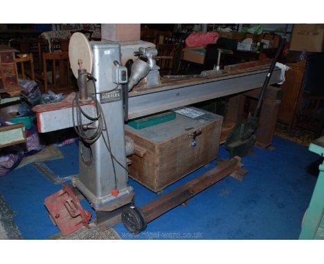 An ''Union Jubilee; 240 volt single phase wood turning Lathe ''Made in England by T.S. Harrison &amp; Sons., Heckmondwyke, Yo