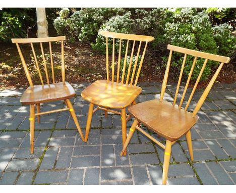 Ercol - Two Ercol Windsor Stick back chairs c.1960 and one other (3)