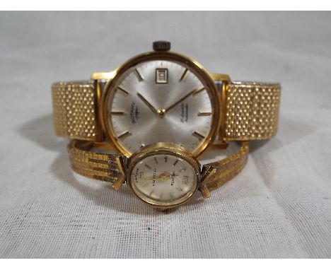 A gentleman's Rotary wristwatch and a lady's Hermes wristwatch