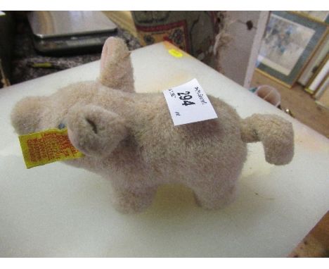 A Steiff pig