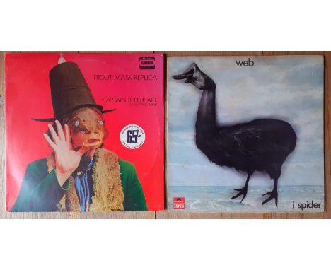 Web-i spider, 1970 UK first pressing Polydor, Matrix 2383-024 (light scratches both sides, wear to cover) together with Capta