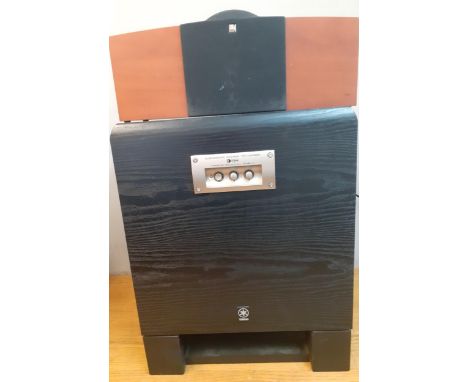 A Yamaha YST-SW800 subwoofer system in box with manual. Location:G 