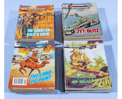 115 Vintage Commando comics 7p to £1