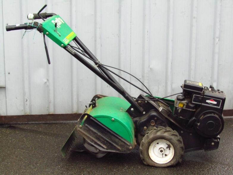 A CRT Rally 5 horse power tiller rotavator, with Briggs & Stratton