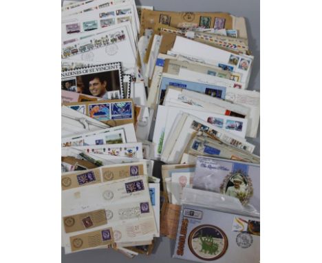 Various stamps, letterheads, first day covers, world stamps, mid 20thC and later, envelopes, cover sets, etc. (a quantity)