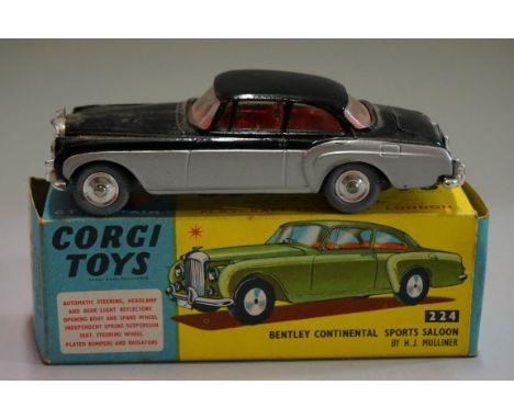 A Corgi 224 'Bentley Continental Sport Saloon', boxed. 