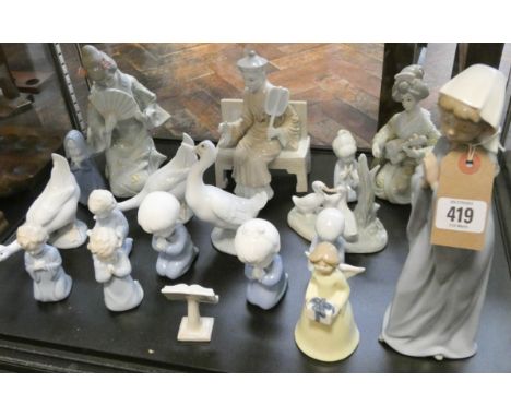 Nao china figures, Nao duck and other figures 