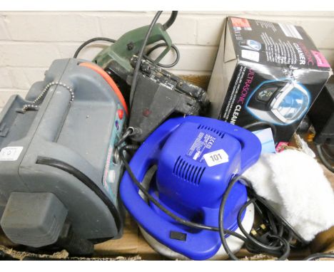 An electric polisher, jump start machine, sander, ultrasonic cleaner, spotlight etc 
