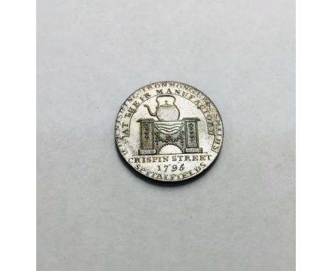 Middlesex, London 1795 Halfpenny for Shcooling &amp; Son&rsquo;s Scale Makers &amp; Metal worker.