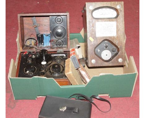 Miscellaneous items to include vintage electronic equipment 