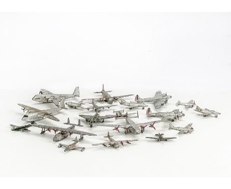 Dinky Toys Aircraft, including Empire Flying Boat (2, both lack floats), York, Flying Boat, Long Range Bomber (2), Viking, Se