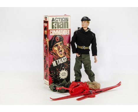 1970's 34009 Action Man Talking Commander, in original box with instructions, together with 35001 Polar Explorer outfit, miss