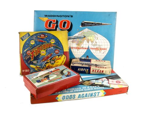 Collection of Children's' Puzzles,Jigsaws and Board Games, including John Waddington Ltd 'go' international travel board game