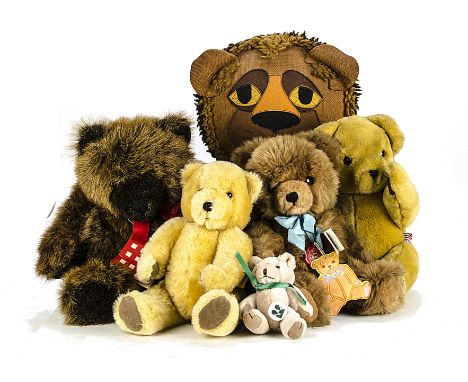 Various Teddy Bears and other Soft Toys, including Herman 76/40 and smaller original Teddy Bear, Deans Teddy Bear, Nylena Bea