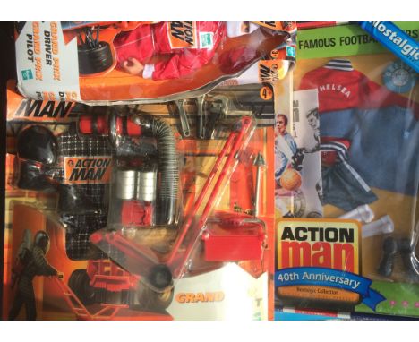 Modern Action Man, including Space 2020, Agent 2000, 007 Spy Who Loved Me (2), Goldeneye and others, in original boxes, E, bo