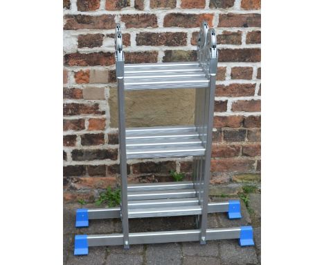 Powerfix Profi folding aluminum ladder