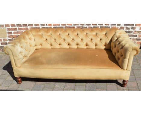 Victorian Chesterfield sofa L185cm D84cm