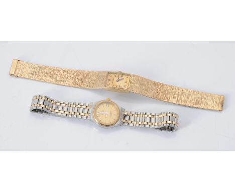 
	
		Bueche Girod, 
		Lady's 9 carat gold bracelet watch, circa 1969
		Movement: Manual wind, 17 jewels
		Case: 9 carat gold 