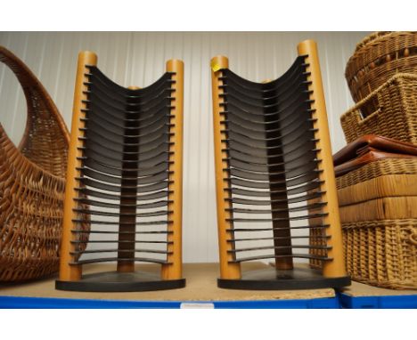 Two CD racks