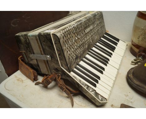 A Hohner Verdi 3 piano accordion