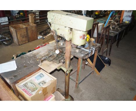 A Startright Mercury MkII pillar drill on stand with clamp
