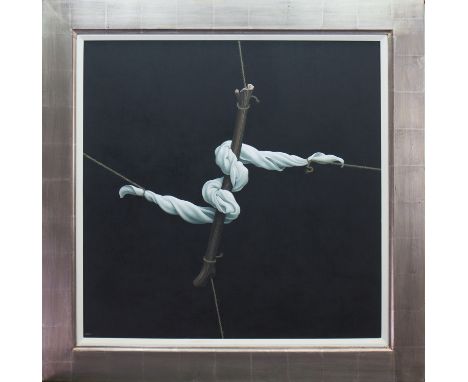 * ALISON DUNLOP RSW,TWISTERoil on canvas, signed75cm x 75cmFramed