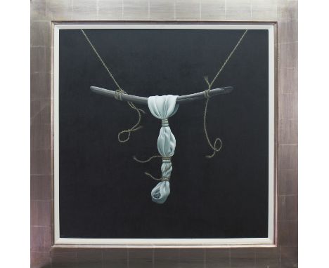 * ALISON DUNLOP RSW,PENDULUM IIoil on canvas, signed75cm x 75cmFramed