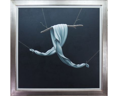 * ALISON DUNLOP RSW,DANCERoil on canvas, signed120cm x 120cmFramedNote: This painting was exhibited at The Royal Scottish Aca