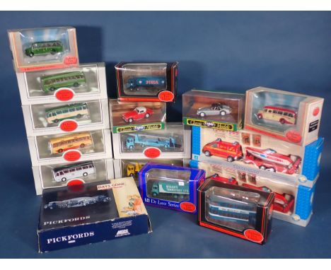 A box of Exclusive First Edition, Lledo and other boxed Vehicles 