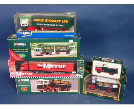 Six boxed Corgi Classics Eddie Stobart Lorries 
