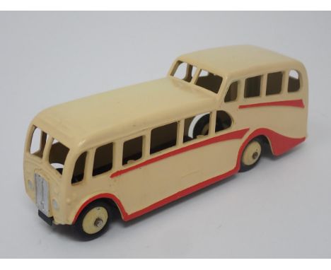 A Dinky Toys No.29F cream Observation Coach, mint condition. Model in cream with cream hubs in mint condition. Ideal scale fo