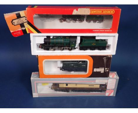 A boxed Hornby 00 gauge Ivatt Class 2 2-6-0 Locomotive, a boxed Lima limited edition Class 73 'The Royal Alex' and a boxed Li