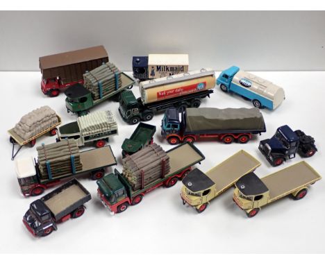 A box of unboxed Corgi Commercial Vehicles 