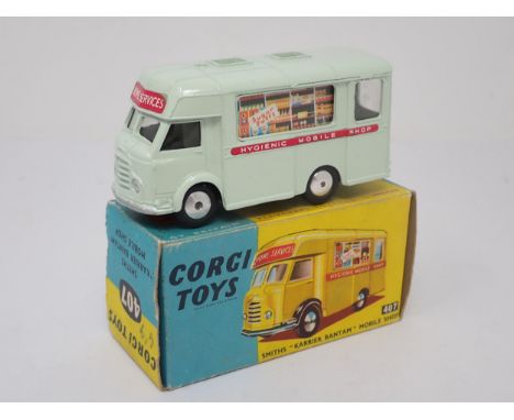 A boxed Corgi Toys No.407 Smiths 'Karrier Bantam' Mobile Shop 