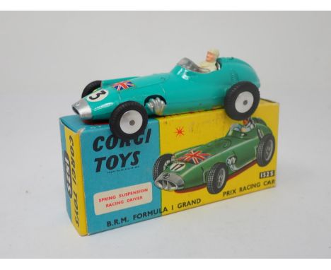 A boxed Corgi Toys No.152S B.R.M. Formula 1 Grand Prix Racing Car 
