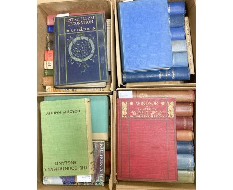 °  A large collection of cloth-bound and other topographical books on British counties and cities, mainly published by A. &am
