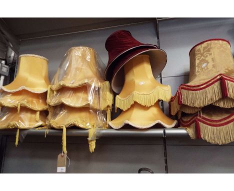 A selection of lamp shades