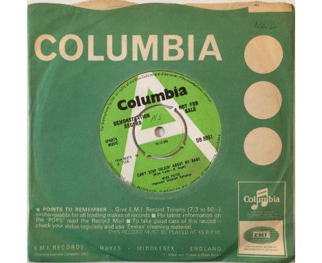 MIKE PATTO - CAN'T STOP TALKIN' ABOUT MY BABY 7" (ORIGINAL UK DEMO RELEASE - COLUMBIA DB 8091). A Northern classic from Mike 