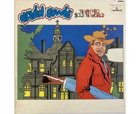 DAVID BOWIE - THE MAN WHO SOLD THE WORLD LP - ORIGINAL US PROMO COPY (MERCURY SR 61325). Fantastic to see super clean origina